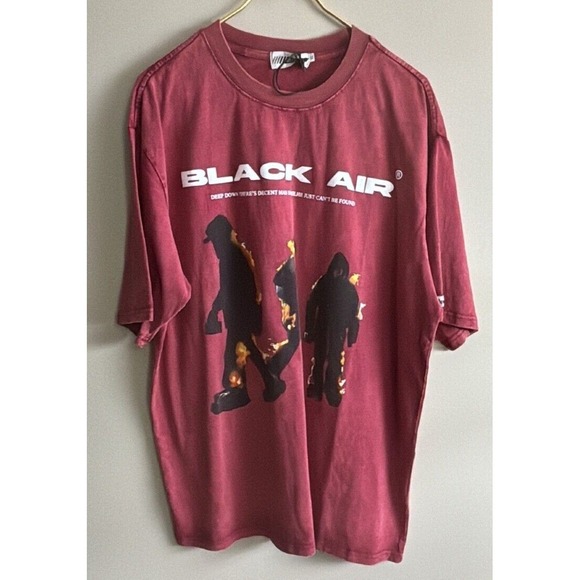Black Air Designs Other - Men's Short Sleeve tshirt Black Air Designs Maroon Red Size XL